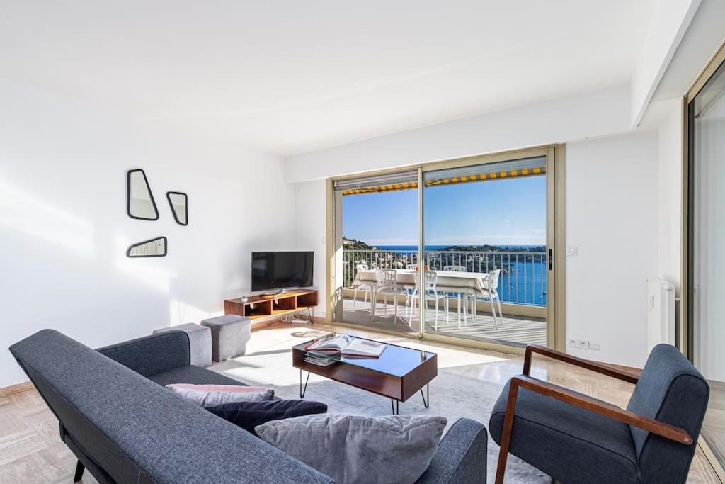 Villefranche Sur Mer:Appartement-Villa, Vue Mer, Jardin, Parking. Dış mekan fotoğraf