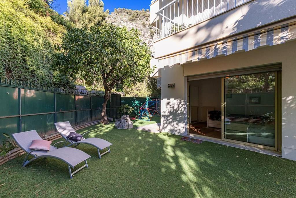 Villefranche Sur Mer:Appartement-Villa, Vue Mer, Jardin, Parking. Dış mekan fotoğraf