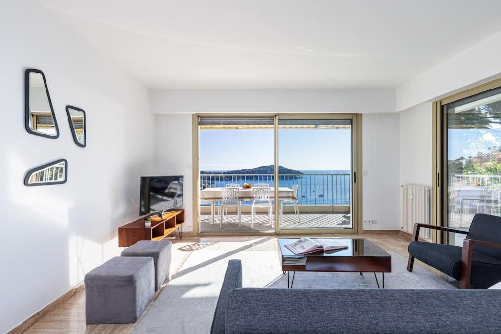 Villefranche Sur Mer:Appartement-Villa, Vue Mer, Jardin, Parking. Dış mekan fotoğraf