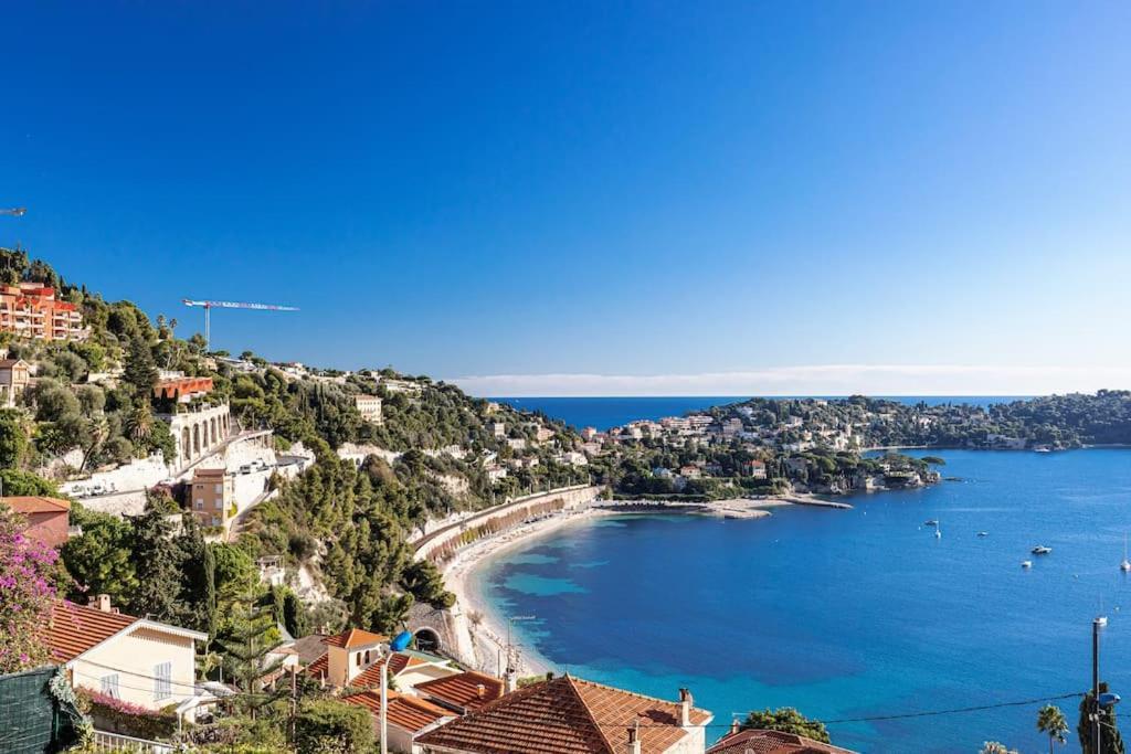 Villefranche Sur Mer:Appartement-Villa, Vue Mer, Jardin, Parking. Dış mekan fotoğraf